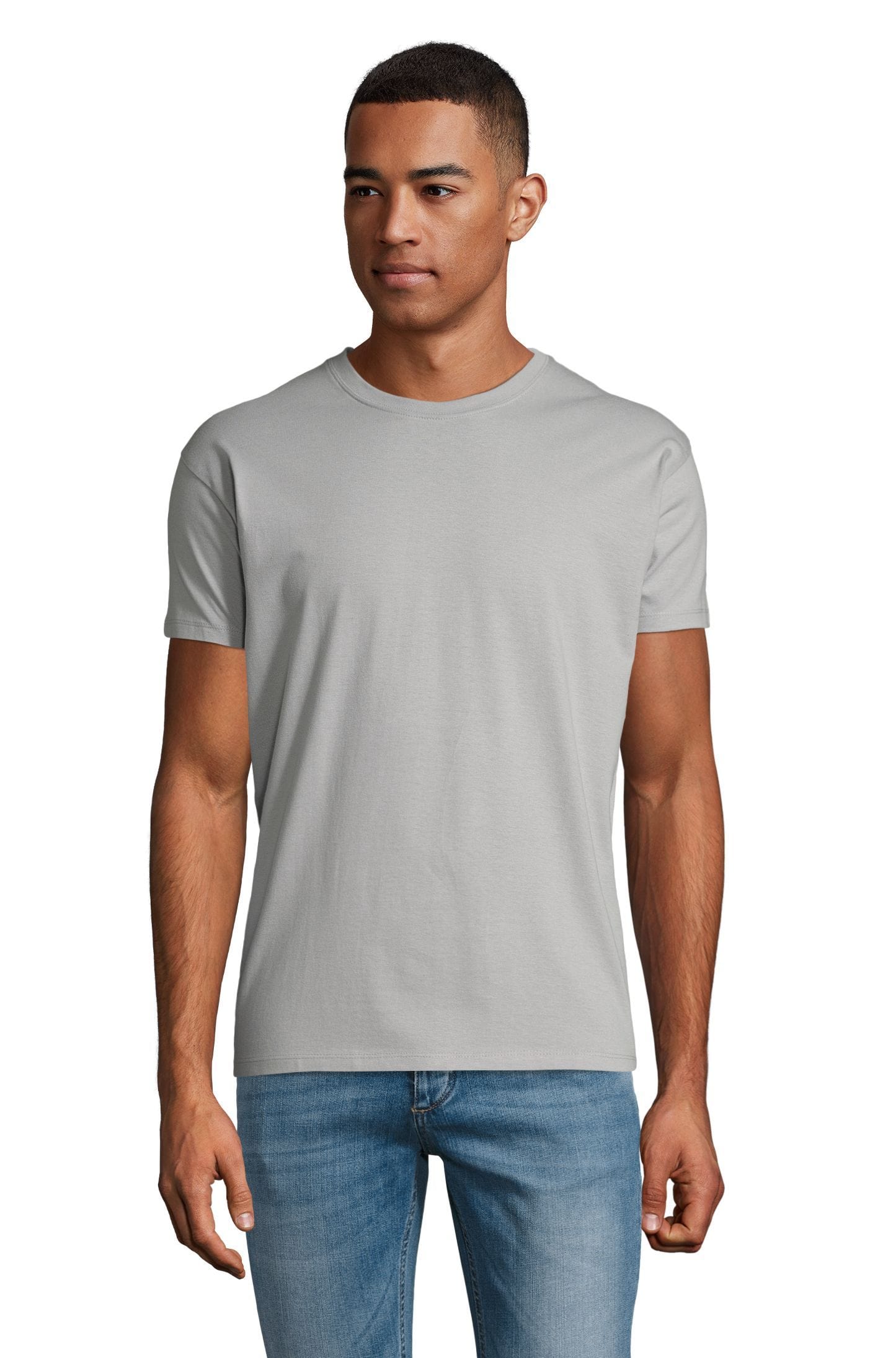 Advanced Order Custom Men&#x27;s Crew Neck T-shirt Your multicolor design on the t-shirt color of your choice (42 colors)