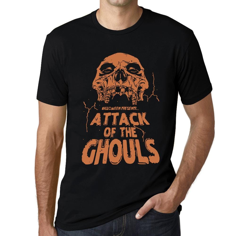 ULTRABASIC Graphic Men's T-Shirt - Attack of the Ghouls - Halloween Skull Shirt skulls ahirt clothes style tee shirts black printed tshirt womens hoodies badass funny gym punisher texas novelty vintage unique ghost humor gift saying quote halloween thanksgiving brutal death metal goonies love christian camisetas valentine death