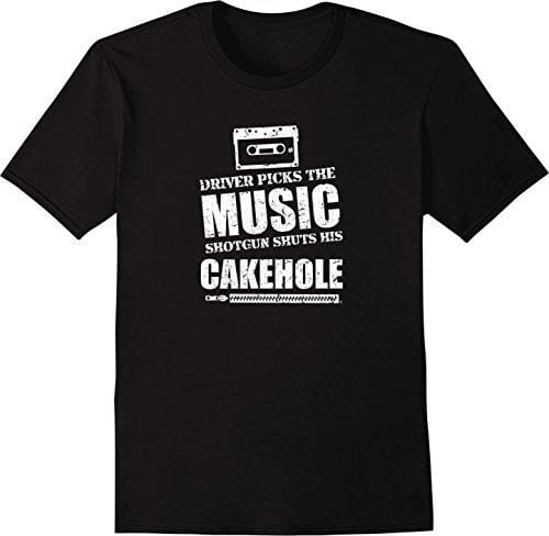 Men's Graphic T-Shirt Driver Picks The Music Shotgun Shuts Black Novelty Tshirt