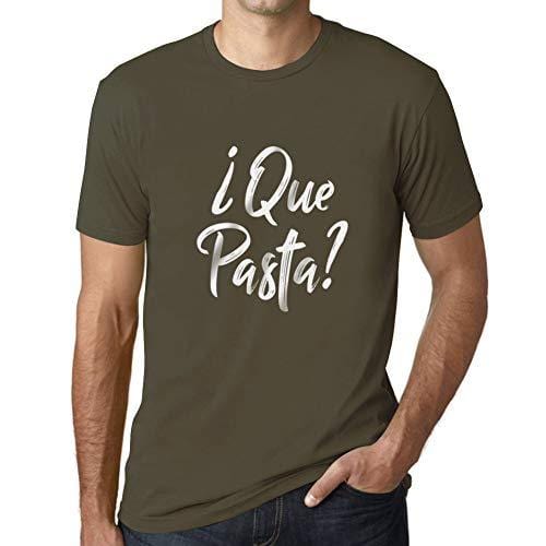 Ultrabasic - Homme Graphique Que Pasta T-Shirt Imprimé Letters Army