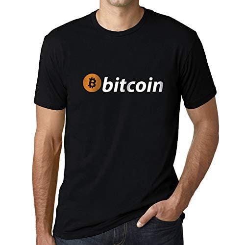 Ultrabasic - Homme T-Shirt Bitcoin Soutien T-Shirt HODL BTC Crypto Commerçants Cadeau Imprimé Tée-Shirt Noir Profond