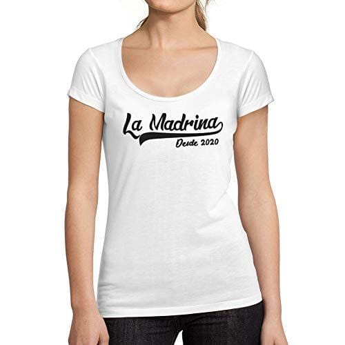 Ultrabasic - Tee-Shirt Femme col Rond Décolleté La Madrina Desde 2020