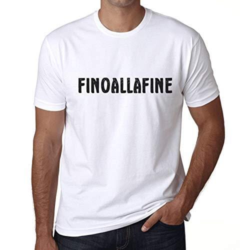 Ultrabasic - Herren T-Shirt Graphique Finoallafine Blanc