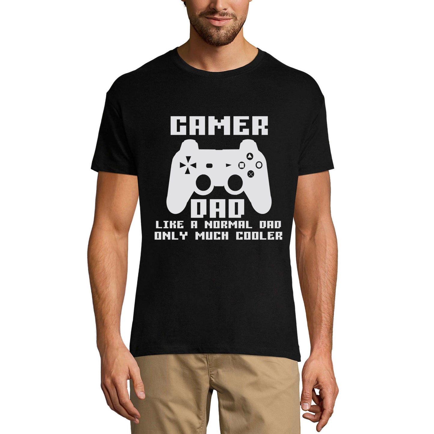 ULTRABASIC Herren-Grafik-T-Shirt Gamer Dad – Cool Daddy – Vatertagsgeschenk-Shirt