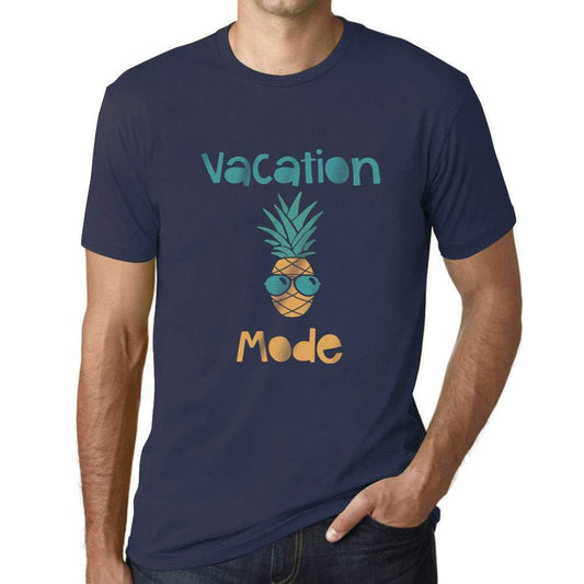 Ultrabasic - Homme T-Shirt Graphique Vacation Mode French Marine
