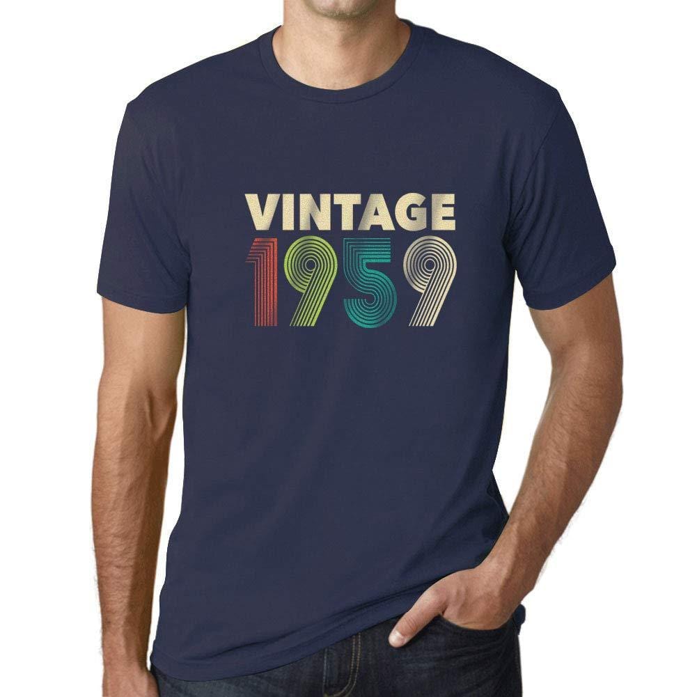 Ultrabasic - Homme T-Shirt Graphique Vintage 1959 French Marine