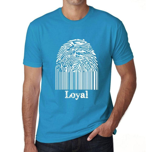Loyal Fingerprint, T-Shirt für Männer, T-Shirt mit Motiven, Cadeau-T-Shirt