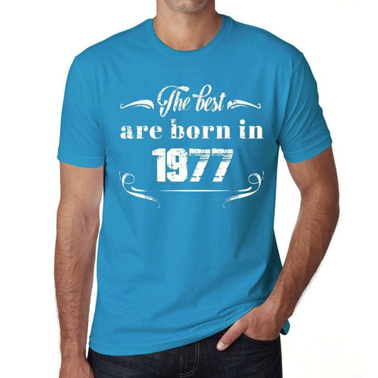 Homme Tee Vintage T-Shirt Die Besten sind 1977 geboren