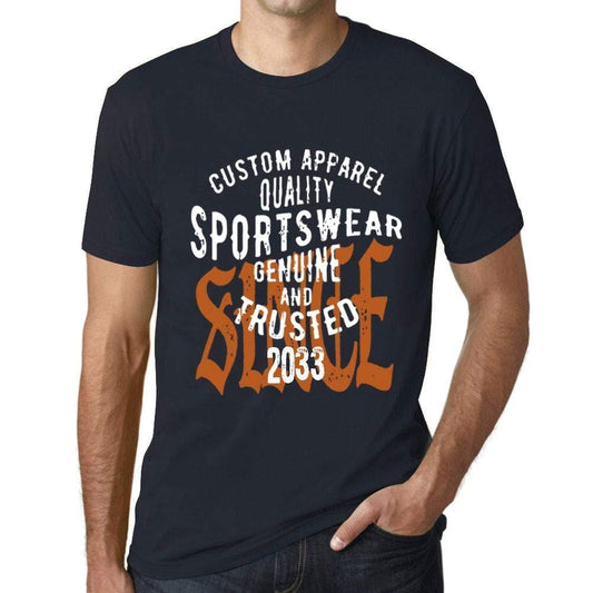 Ultrabasic - Homme T-Shirt Graphique Sportswear Depuis 2033 Marine