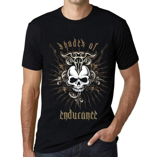 Ultrabasic - Homme T-Shirt Graphique Shades of Endurance Noir Profond