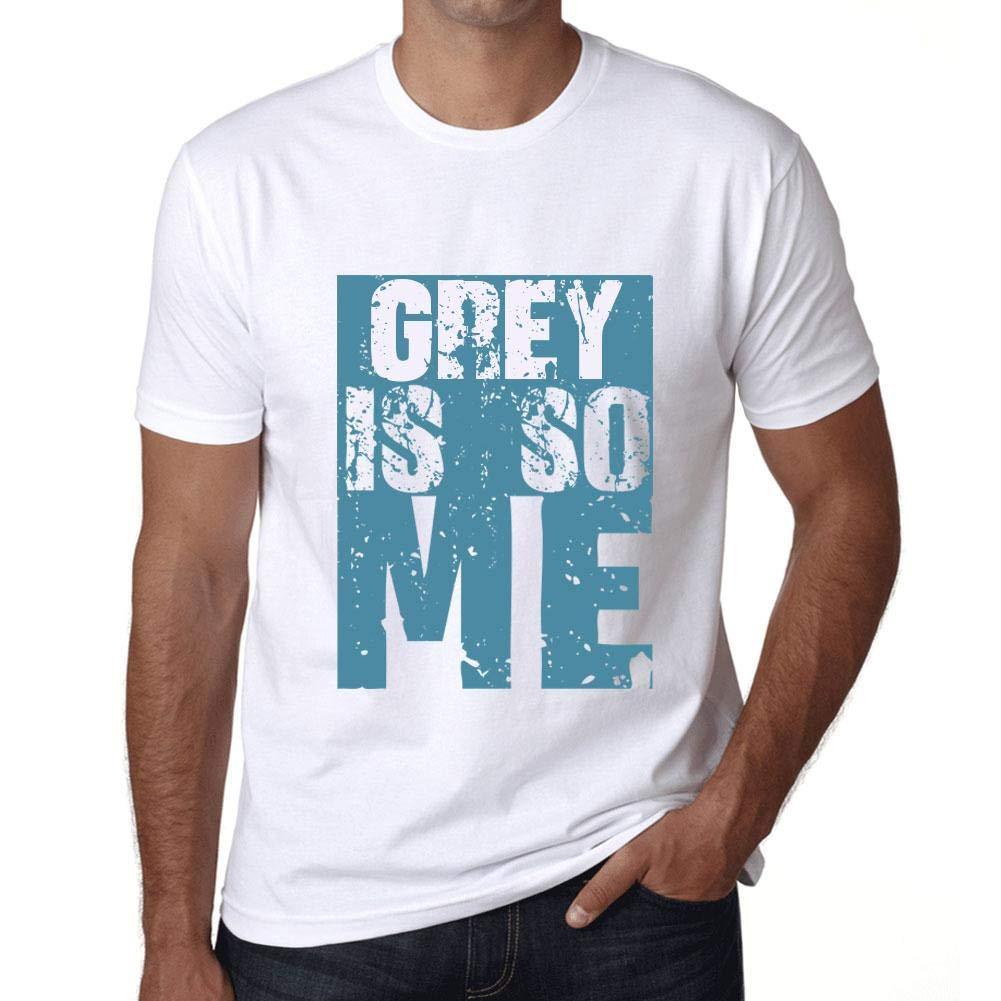 Homme T-Shirt Graphique <span>Grey</span> ist So Me Blanc