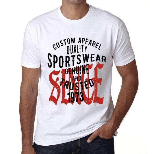 Ultrabasic - Homme T-Shirt Graphique Sportswear Depuis 1973 Blanc