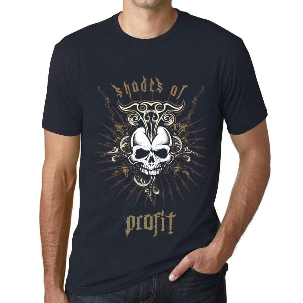 Ultrabasic - Homme T-Shirt Graphique Shades of Profit Marine