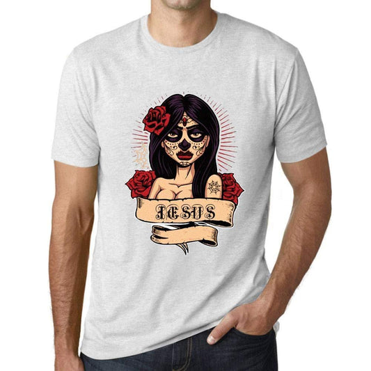 Ultrabasic - Homme T-Shirt Graphique Women Flower Tattoo Jesus