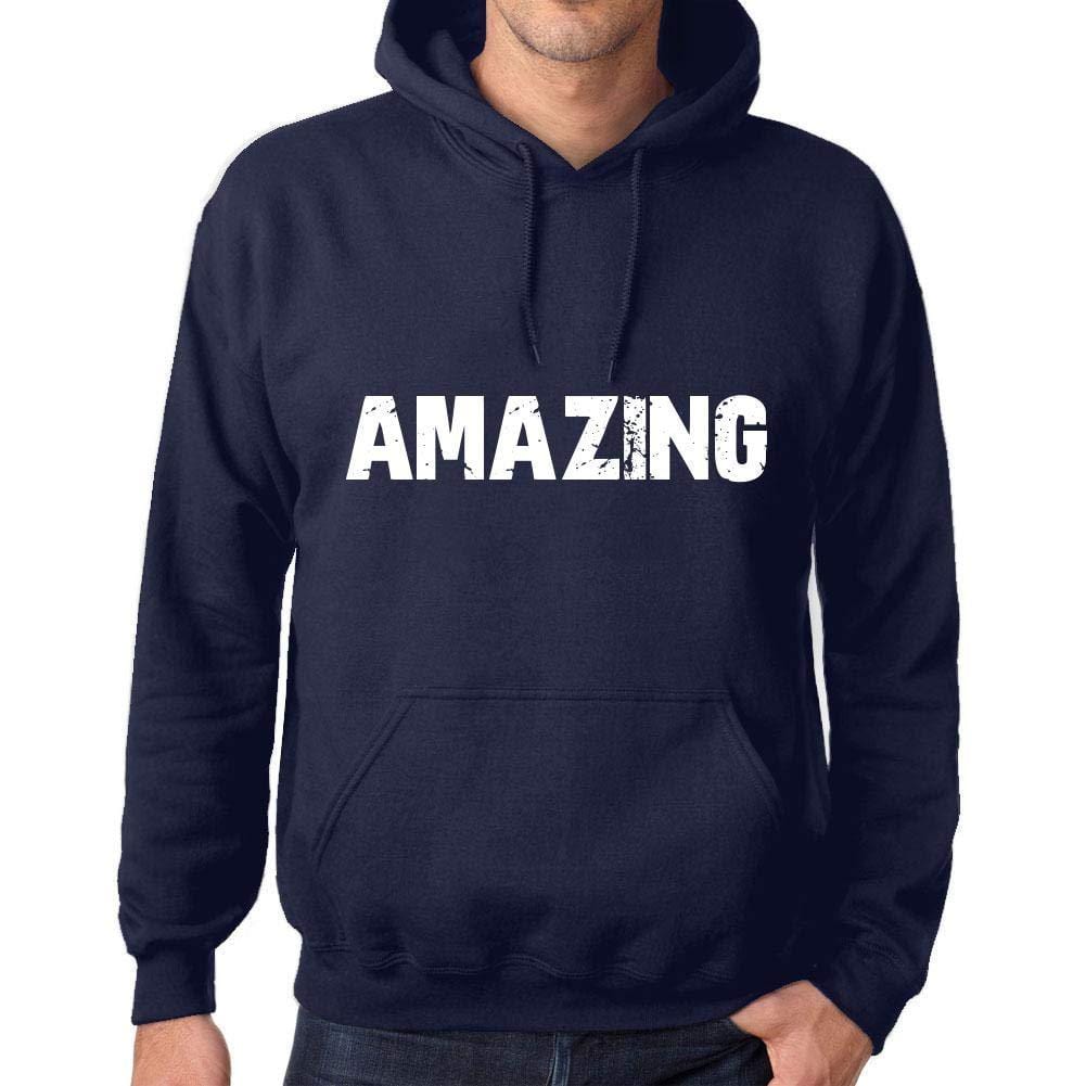 Ultrabasic Homme Femme Unisex Sweat à Capuche Hoodie Popular Words Amazing French Marine