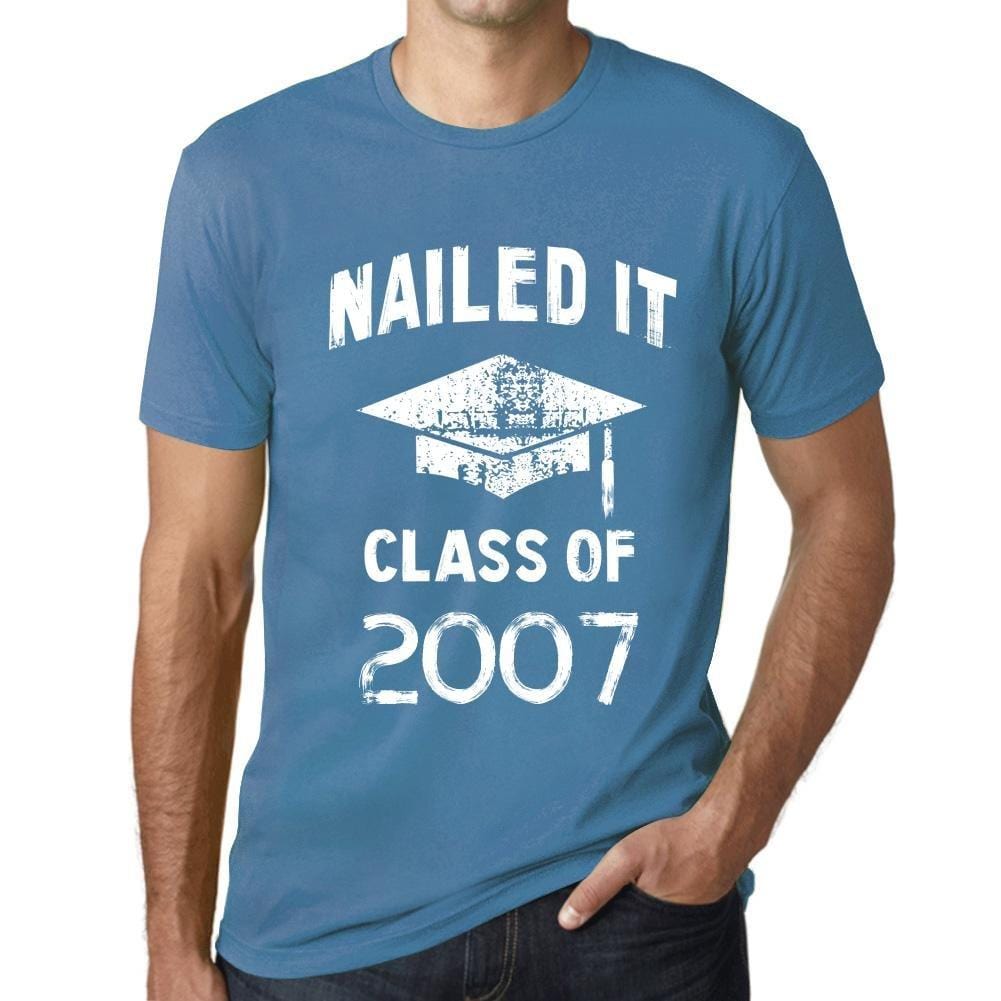 Homme T Shirt Graphique Imprimé Vintage Tee Nailed it Class of 2007