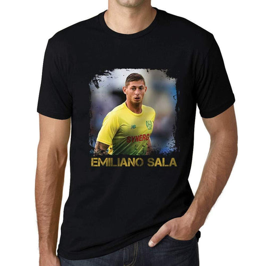 Men's Vintage Tee Shirt Graphic T Shirt Emiliano Sala Deep Black