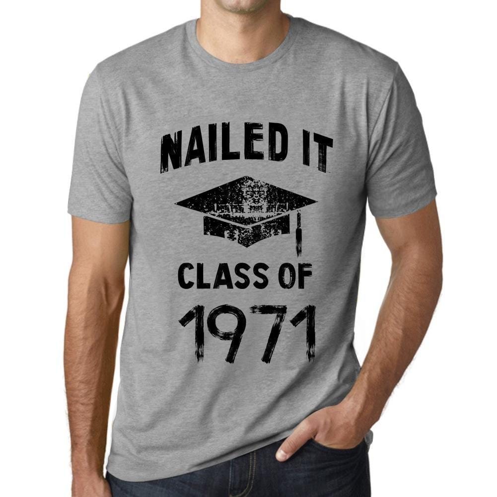 Homme T Shirt Graphique Imprimé Vintage Tee Nailed it Class of 1971