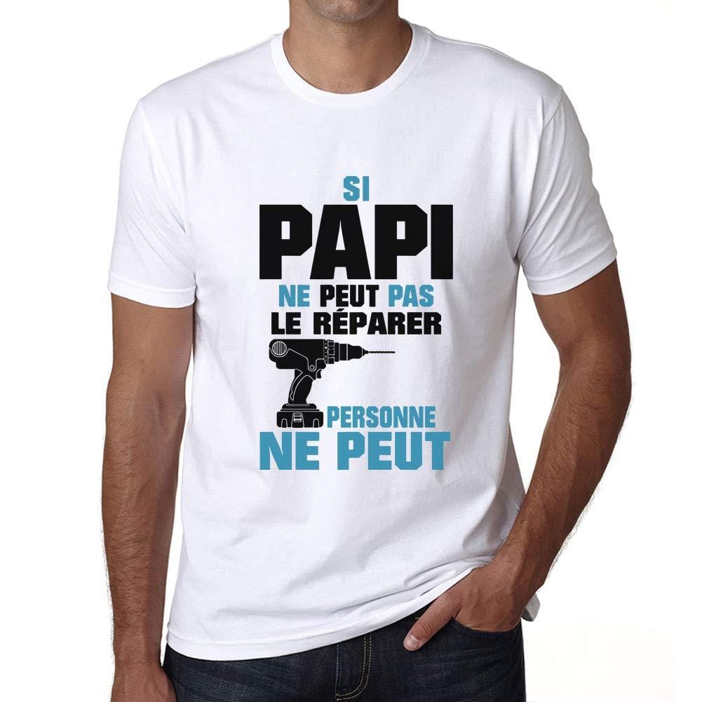 Ultrabasic - Si Papi Ne Peut Pas Le Repairer Personne Ne Peut Unisex T-Shirt Schwarz