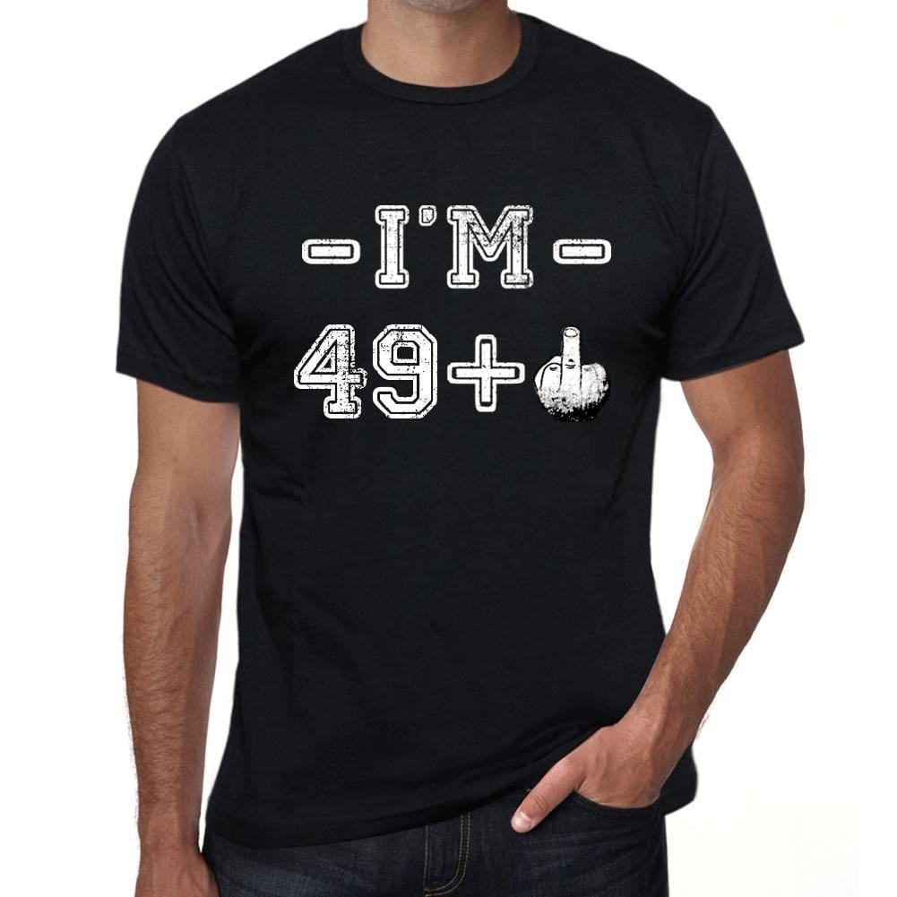 Homme Tee Vintage T-Shirt Ich bin 49 Plus