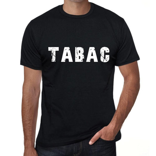 Herren T-Shirt Graphique Imprimé Vintage Tee Tabac