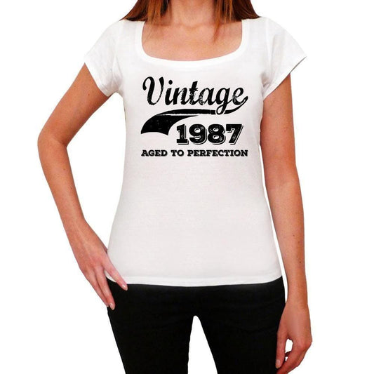 Femme Tee Vintage T-Shirt Vintage Aged to Perfection 1987