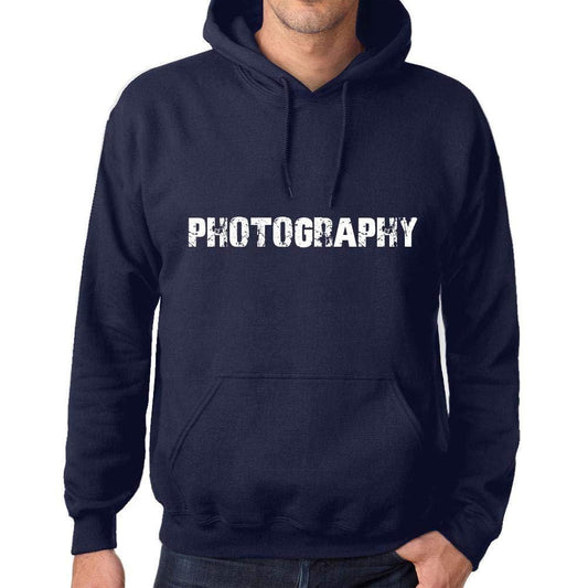 Ultrabasic Homme Femme Unisex Sweat à Capuche Hoodie Popular Words Photography French Marine
