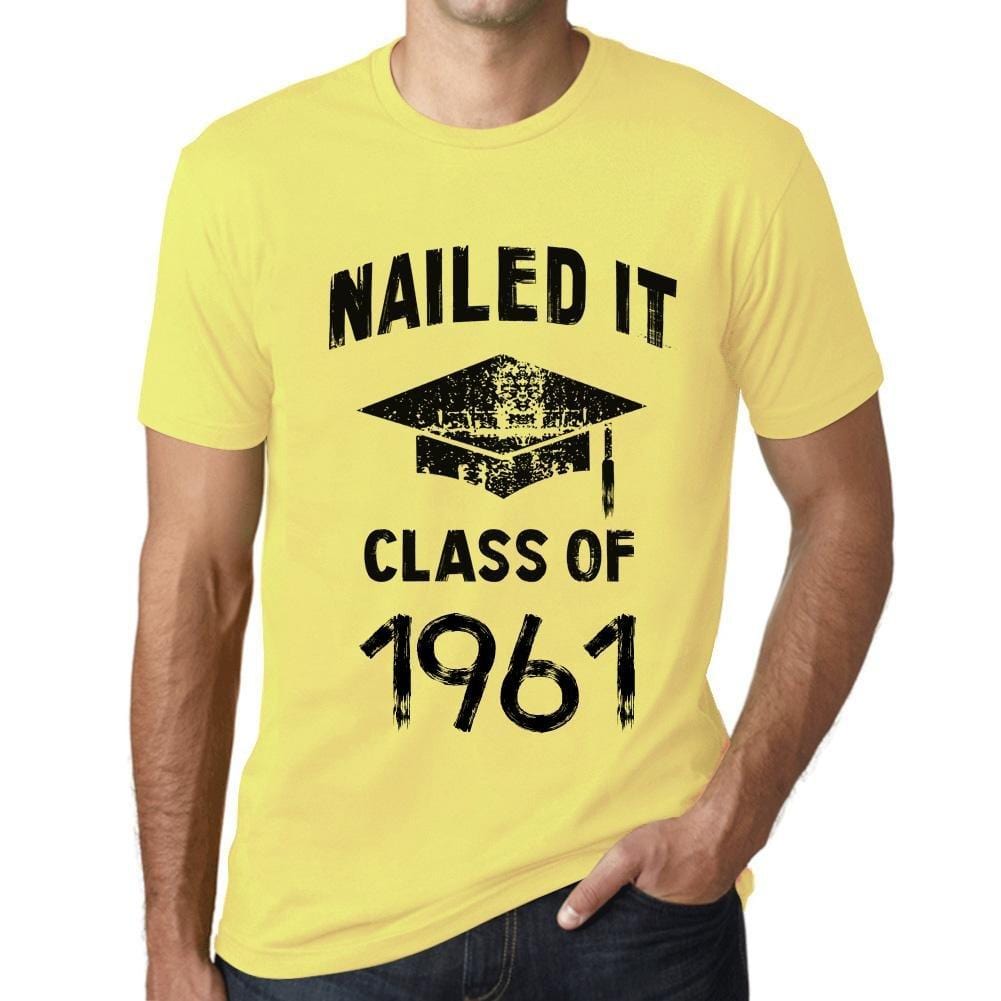Homme T Shirt Graphique Imprimé Vintage Tee Nailed it Class of 1961