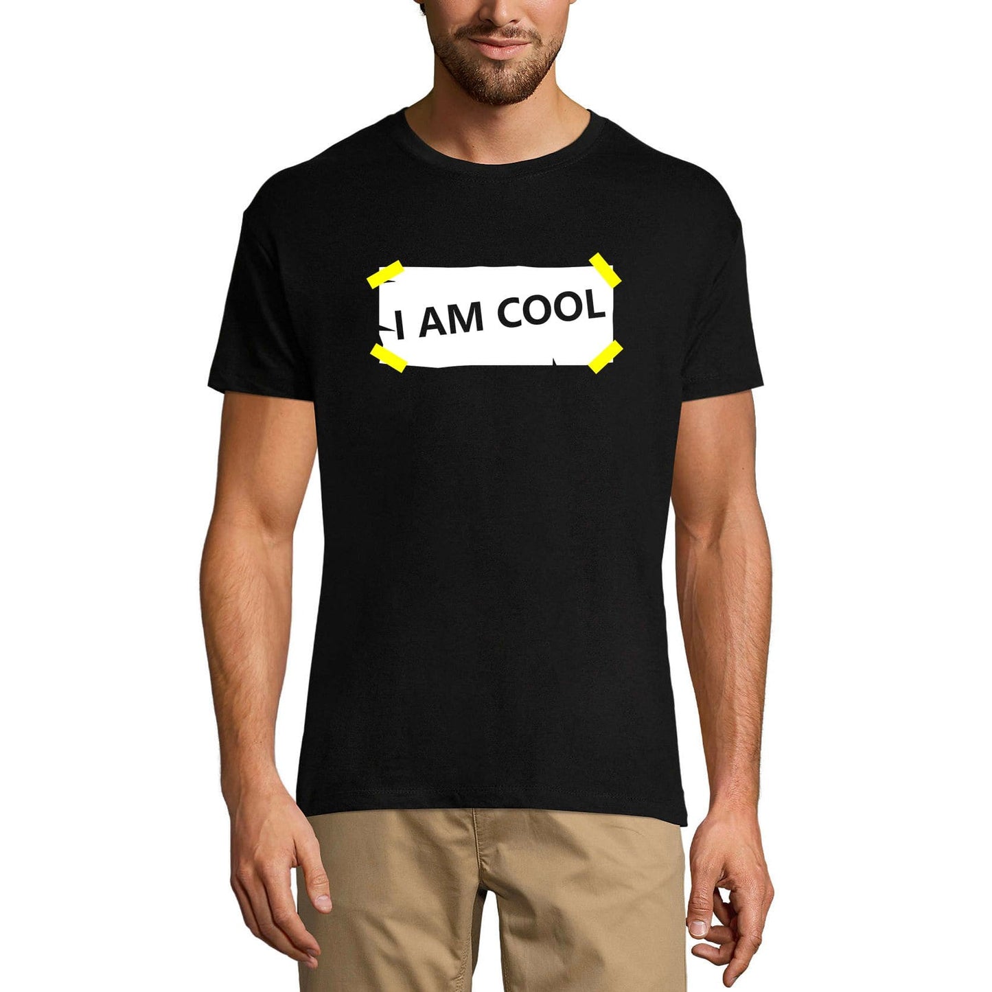 ULTRABASIC Men's Graphic T-Shirt I Am Cool - Awesome Funny Shirt for Father