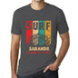 Men&rsquo;s Graphic T-Shirt Surf Summer Time SARANDE Mouse Grey - Ultrabasic