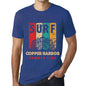 Men&rsquo;s Graphic T-Shirt Surf Summer Time COPPER HARBOR Royal Blue - Ultrabasic