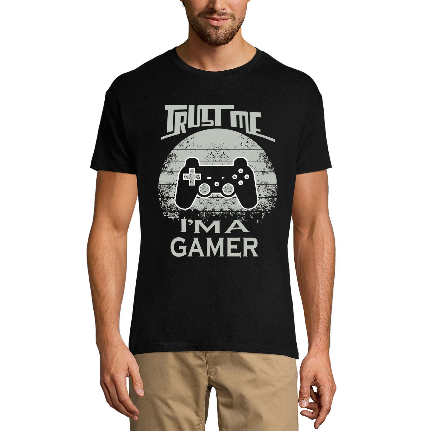 ULTRABASIC Herren-Gaming-T-Shirt Trust Me I'm a Gamer – lustiges Humor-Shirt