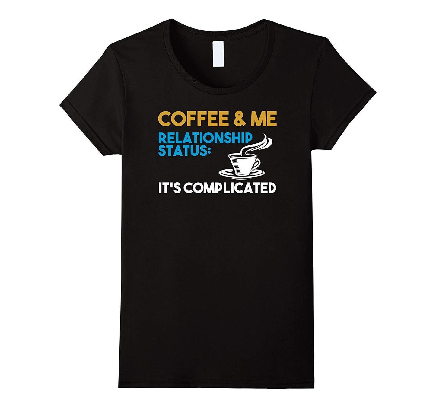 Grafik-T-Shirt Kaffeeliebhaber-T-Shirt Lustige Kaffee-Beziehungshemden Wowen 