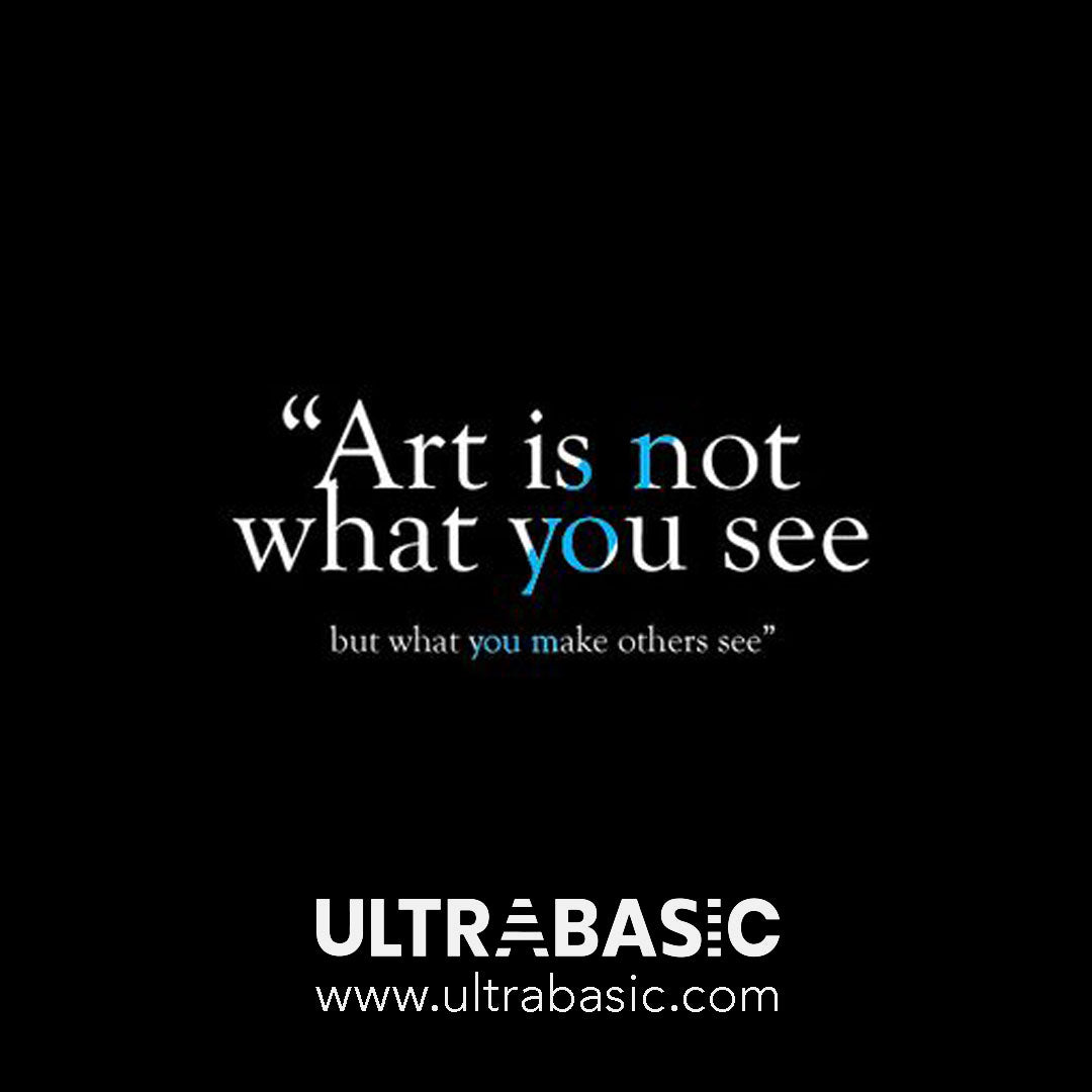 Kunst ist nicht das, was man sieht