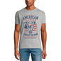 ULTRABASIC Herren T-Shirt American Fighter – King of the Ring T-Shirt mit US-Flagge