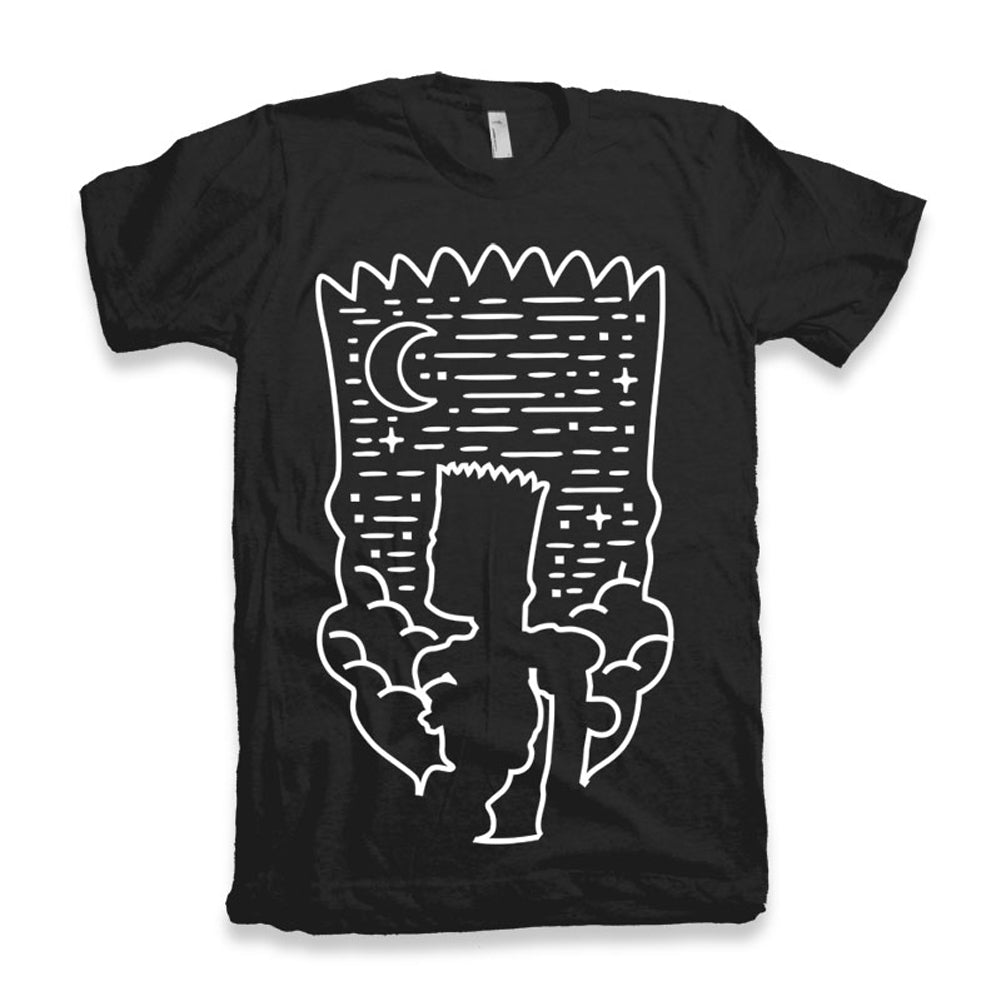 ULTRABASIC Men's T-Shirt Bart Head - Naughty Rogue Boy - Cartoon Character 