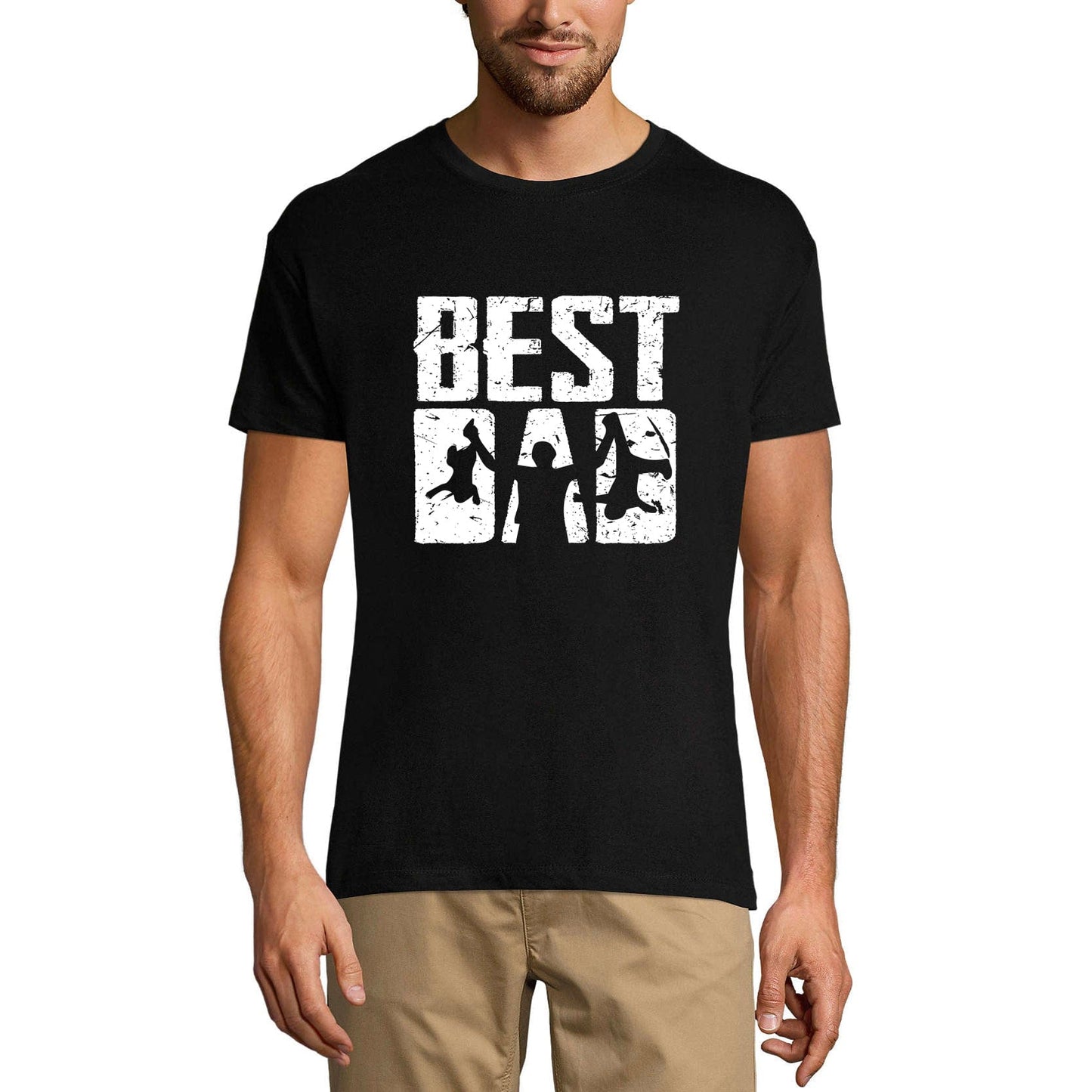 ULTRABASIC Herren-T-Shirt „Best Dad – Lustiges Vater-T-Shirt“.