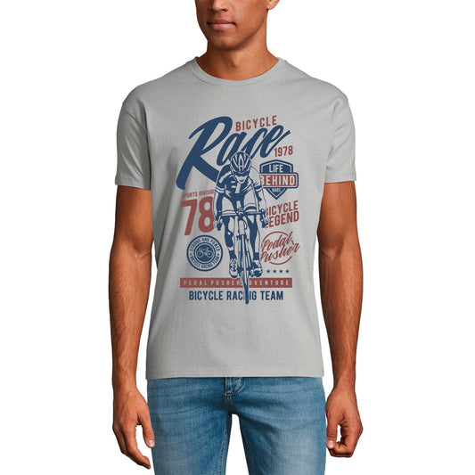 ULTRABASIC Herren T-Shirt Fahrradrennen 1978 – Pedal Pusher Legend T-Shirt