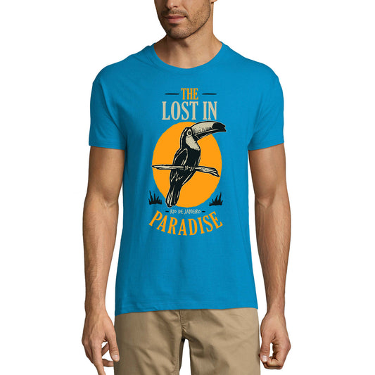 ULTRABASIC Herren T-Shirt Lost in Paradise Rio de Janeiro – Lustiges Vogel-Shirt