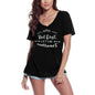 ULTRABASIC Damen-T-Shirt „But First Let Me Overreact“ – kurzärmeliges T-Shirt