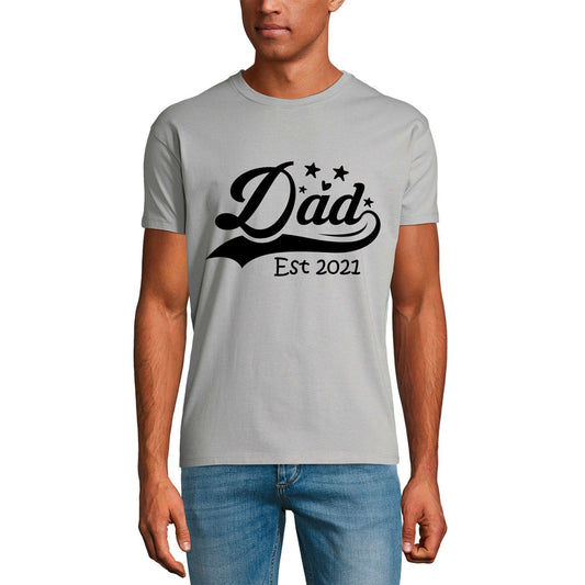 ULTRABASIC Men's Graphic T-Shirt Dad Est 2021 - Parenting Time