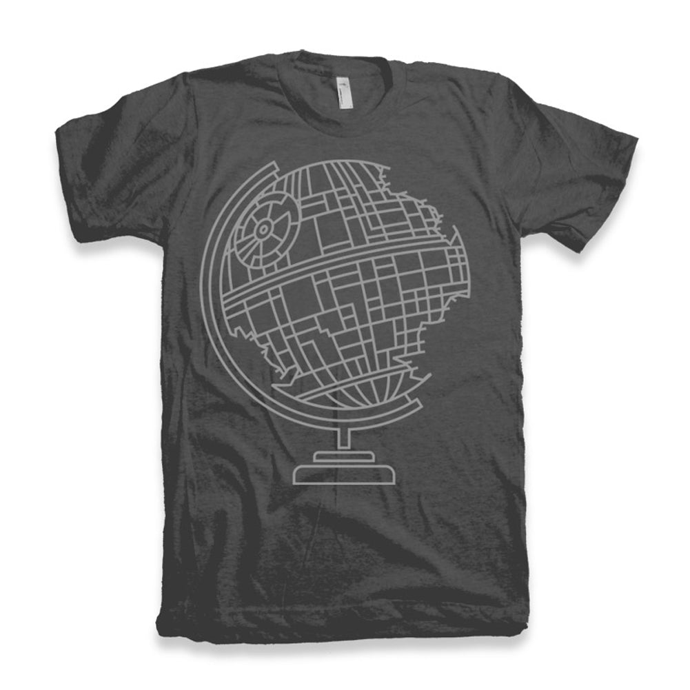 ULTRABASIC Men's Graphic T-Shirt Dead Globe - Decomposed Earth - Funny Shirt 