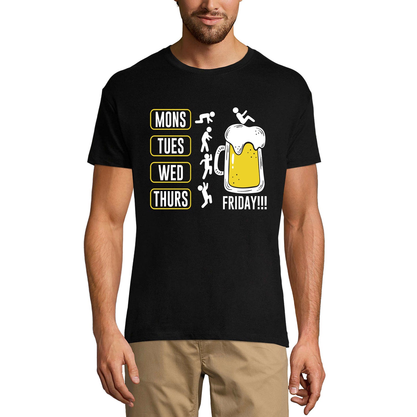ULTRABASIC Herren-T-Shirt „Every Day Beer Lover“, lustiges T-Shirt