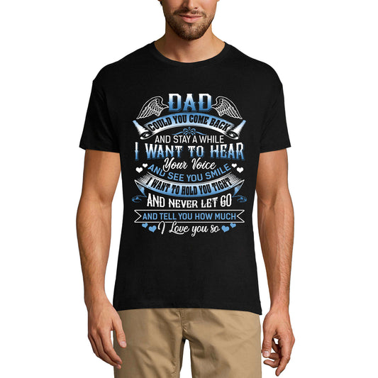 ULTRABASIC Men's Graphic T-Shirt Dad I Love You So - Emotional Quote - Father's Day