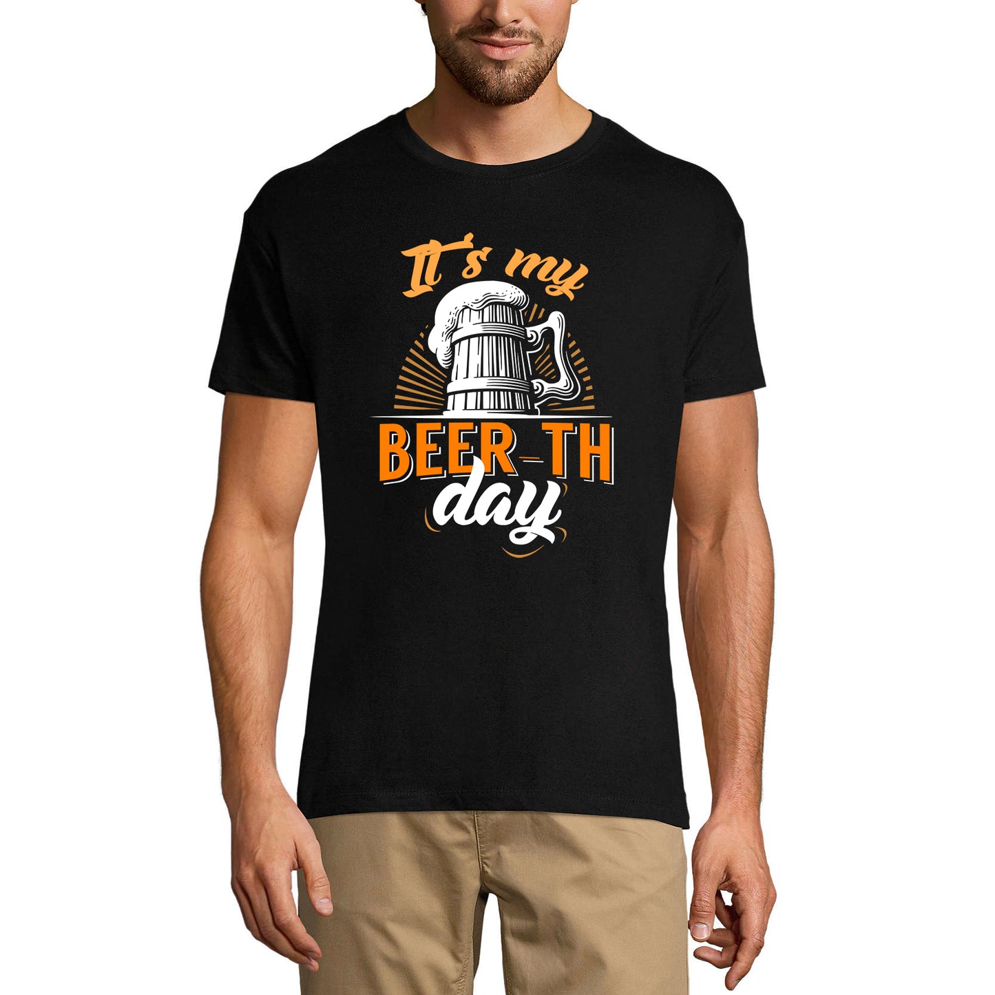 ULTRABASIC Neuheits-T-Shirt für Herren „It's My Beer-th Day – Bierliebhaber-Geburtstags-T-Shirt für Männer“.