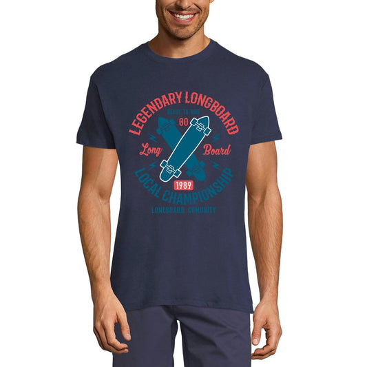 ULTRABASIC Herren T-Shirt Legendary Longboard 1989 – Longboard Skate T-Shirt