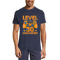 ULTRABASIC Men's Gaming T-Shirt Level 30 Unlocked - Gaming Gamer 30th Birthday Tee Shirt