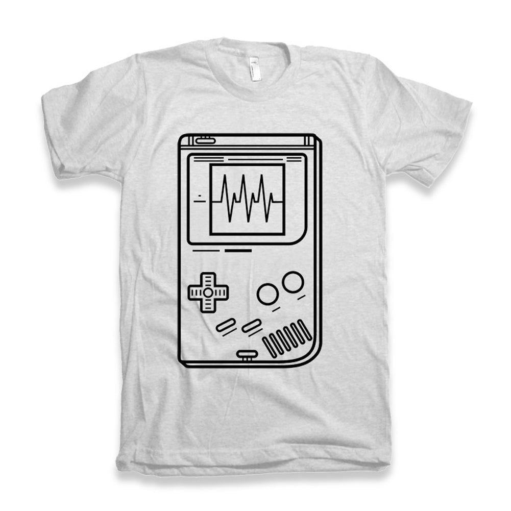 ULTRABASIC Men's Graphic T-Shirt Life is a Gaming - Heartbeat - Shirt for Gamers 