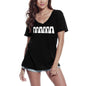 ULTRABASIC <span>Damen-</span> T-Shirt mit V-Ausschnitt „Mama In Action“ – Mama-T-Shirt für Mütter
