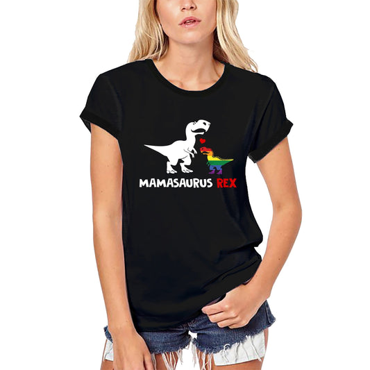 ULTRABASIC Women's Organic T-Shirt Mamasaurus Rex - LGBT Pride
